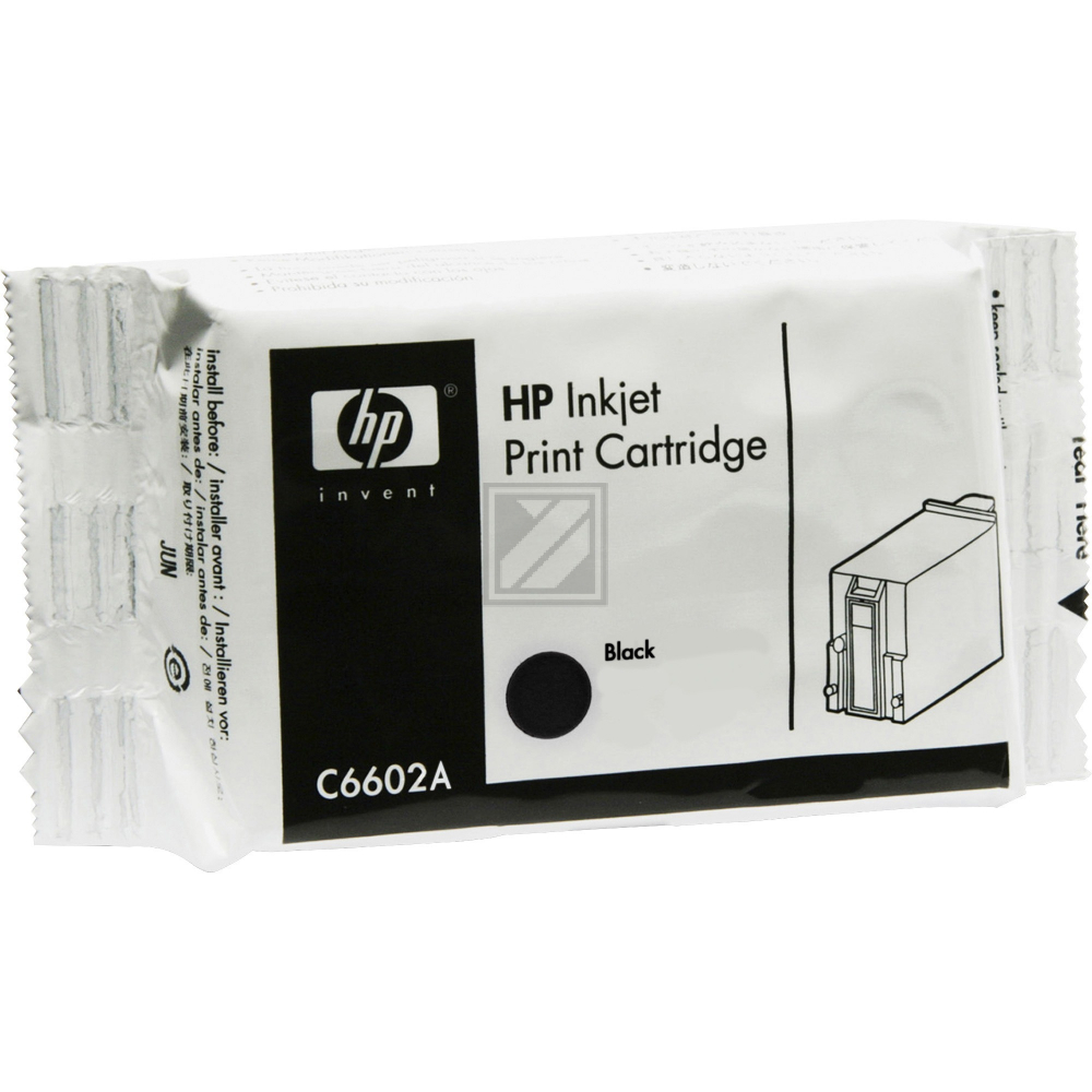 C6602A / schwarz / original HP Druckkopfpatrone schwarz / C6602A / 18.00 ml