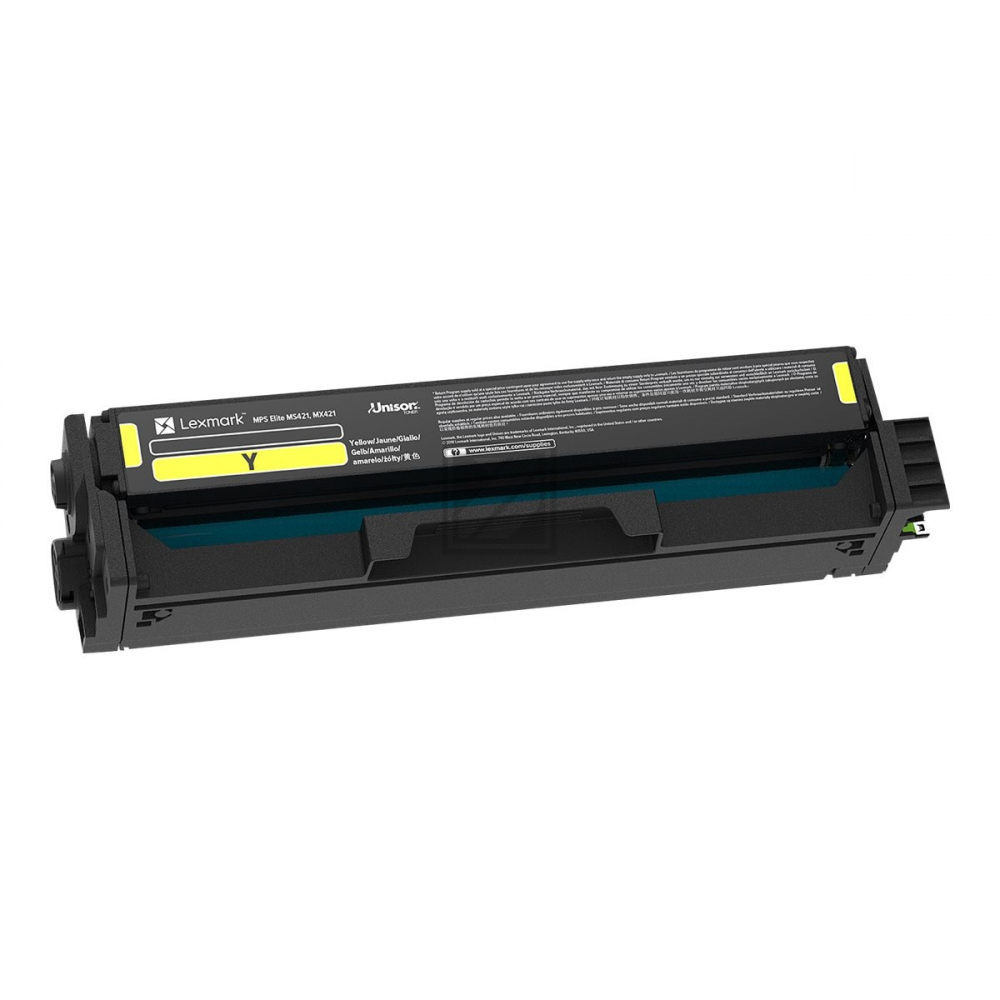 20N0H40 / gelb / original LEXMARK Toner gelb / 20N0H40 / 4500 S.