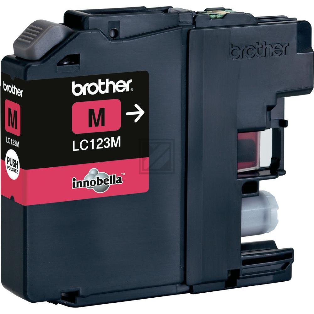 LC123M / magenta / original BROTHER Tintenpatrone magenta / LC123M / 600 S. / 5.90 ml