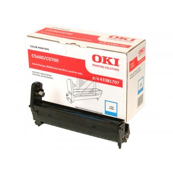 43381707 / cyan / original OKI Drum Kit / 43381707 / 20000 S.