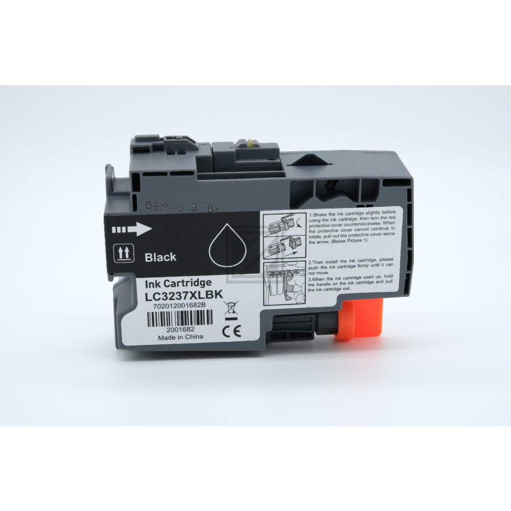 Alternativ Tinte Black für Brother / LC3237XLBK / 65ml