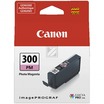 4198C001 // PFI300PM / original CANON Tintenpatrone magenta hell / 4198C001 / 14.40 ml