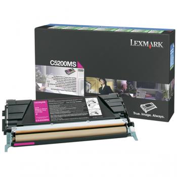 C5200MS / magenta / original LEXMARK Toner magenta / C5200MS / 1500 S.