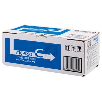 TK560C /1T02HNCEU0 Original Toner Cyan für Kyocer / 1T02HNCEU0 / TK560C/ 10.000 Seiten
