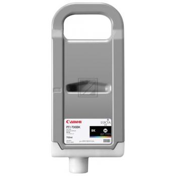 6681B001 // PFI706BK / schwarz / original CANON Tintenpatrone schwarz / 6681B001 / 700.00 ml