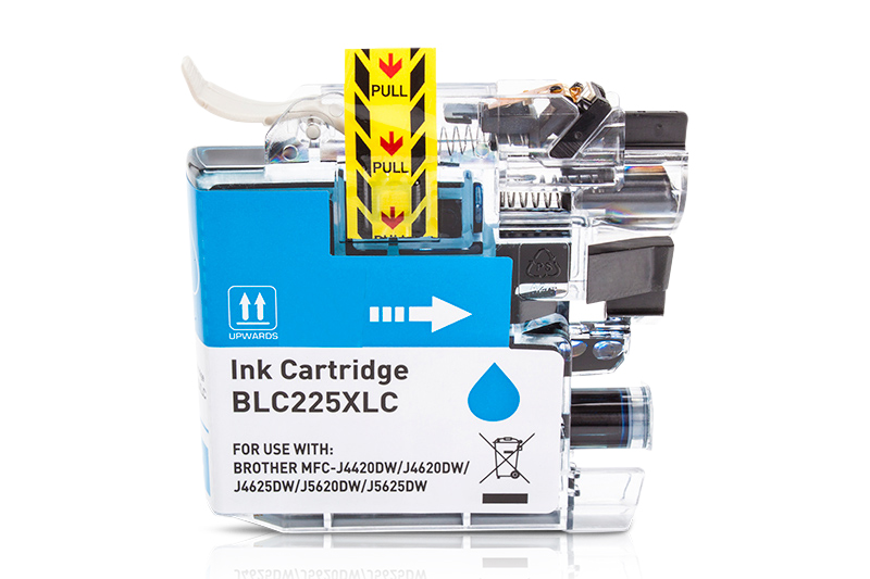 BULK LC225XLC Alternativ Tinte Cyan für Brother / LC225XLC / 11ml