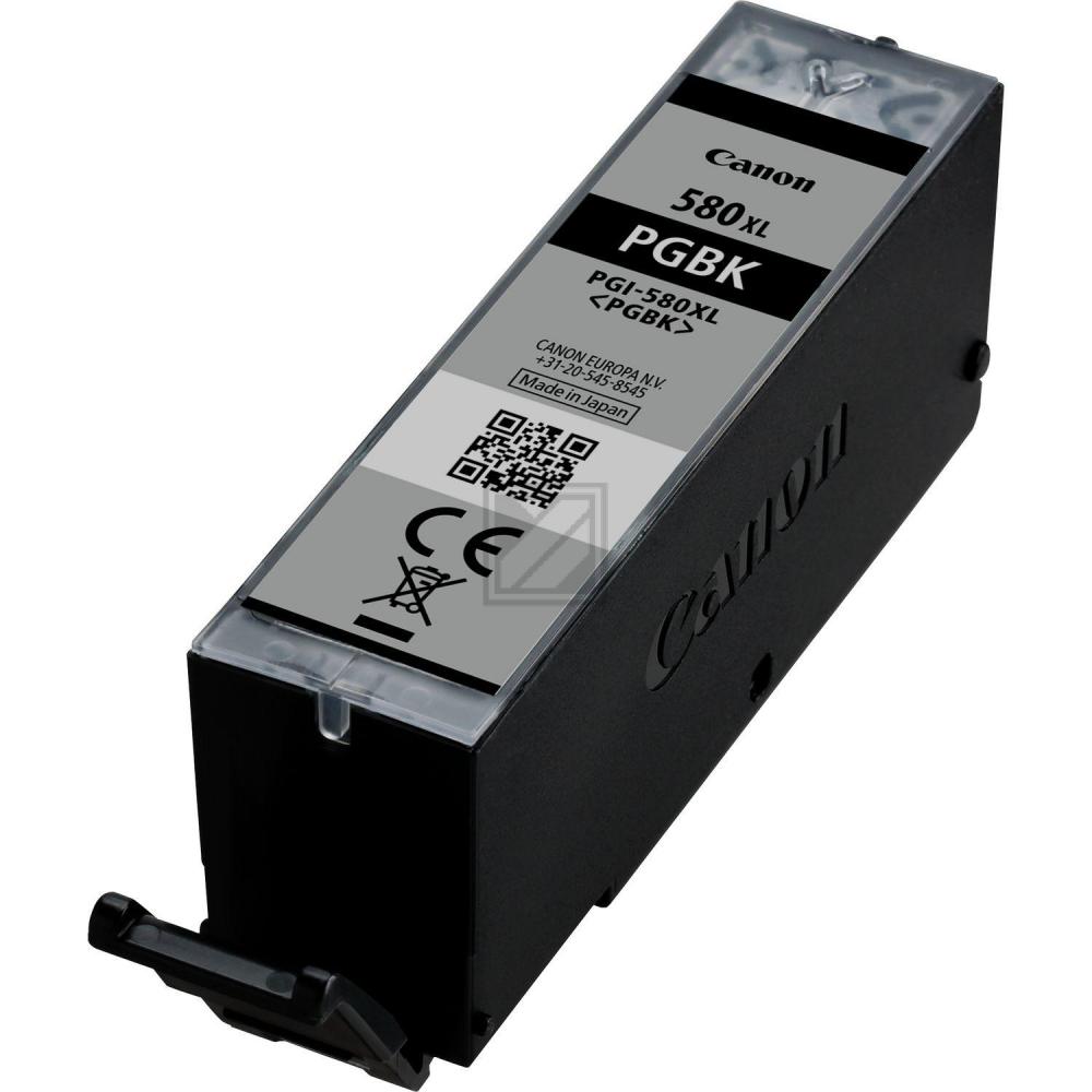 2024C001 // PGI580PGBKXL / schwarz / original CANON Tintenpatrone schwarz / 2024C001 / 400 S. / 18.50 ml