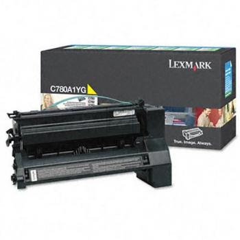 C780A1YG / gelb / original LEXMARK Toner gelb / C780A1YG / 6000 S.