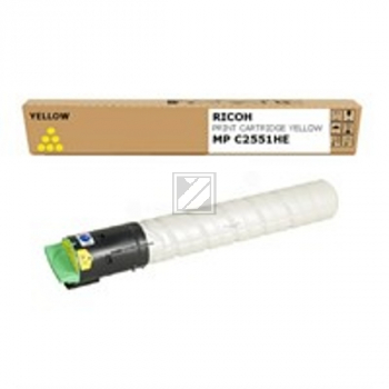 842062 // TYPEMPC2551HE / gelb / original RICOH Toner gelb / 842062 / 9500 S.