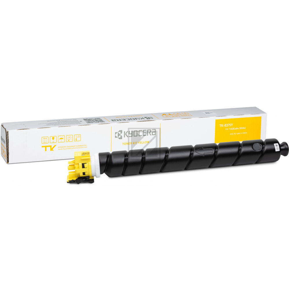 1T02XDANL0 // TK8375Y / original KYOCERA Toner gelb / 1T02XDANL0 / 20000 S.