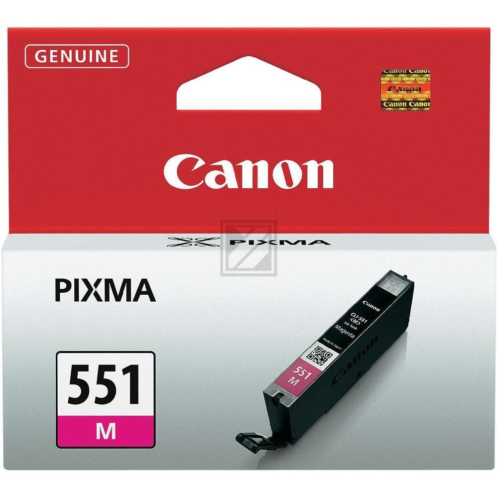 6510B001 // CLI551M / magenta / original CANON Tintenpatrone magenta / 6510B001 / 319 S. / 7.00 ml