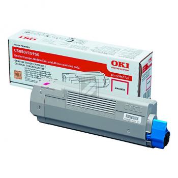 43865722 / magenta / original OKI Toner magenta / 43865722 / 6000 S.