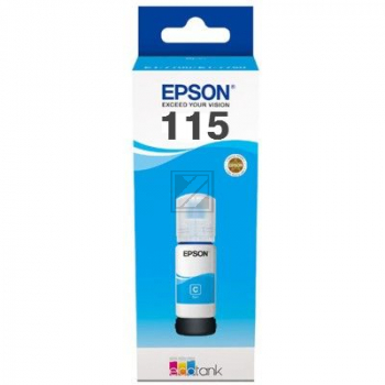 C13T07D24A // 115 / cyan / original EPSON Tintenpatrone cyan / C13T07D24A / 6200 S. / 70.00 ml