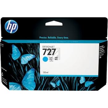 B3P19A // 727 / cyan / original HP Tintenpatrone cyan / B3P19A / 130.00 ml