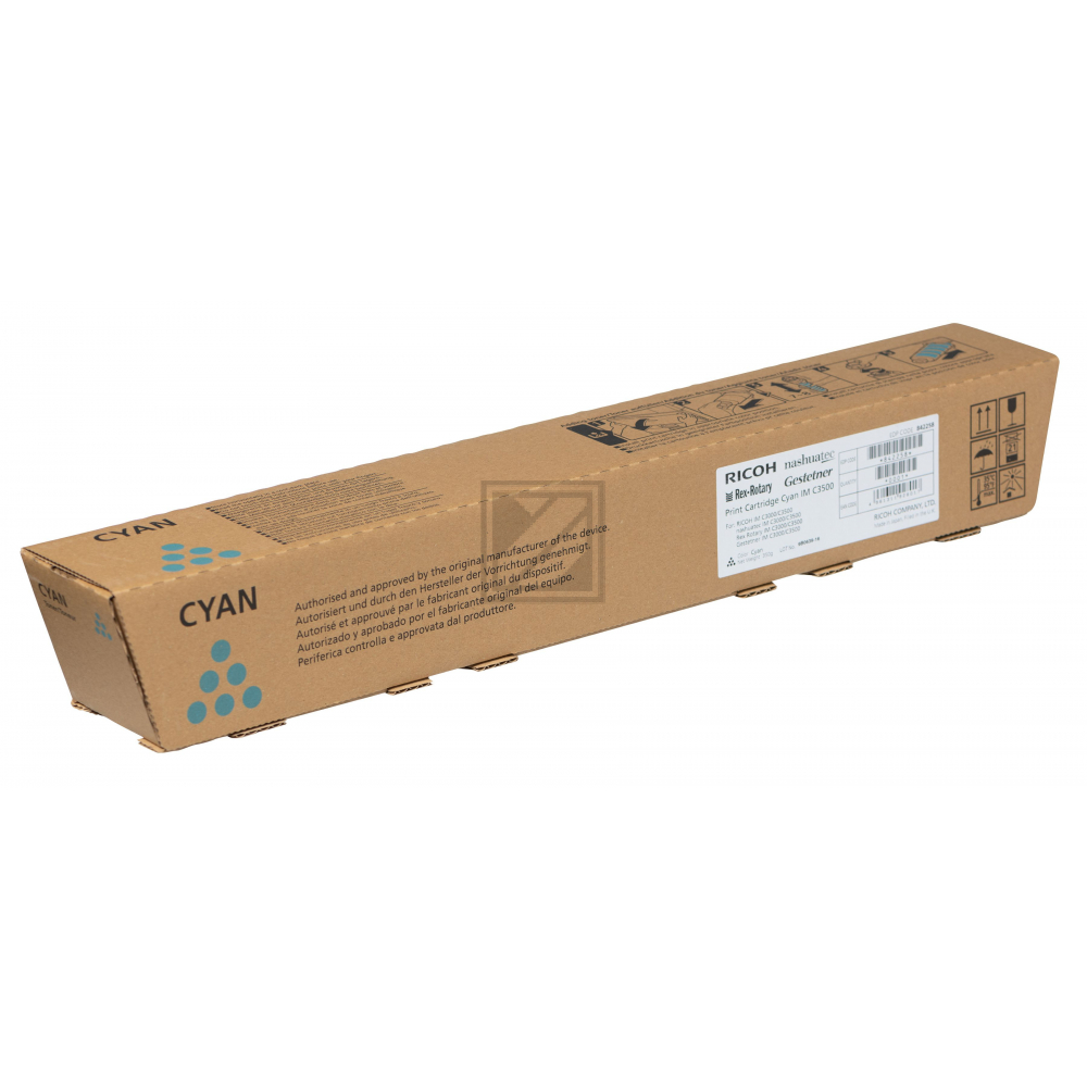 842258 / cyan / original RICOH Toner cyan / 842258 / 19000 S.