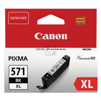 0331C001 // CLI571BKXL / schwarz / original CANON Tintenpatrone schwarz / 0331C001 / 4425 S. / 11.00 ml