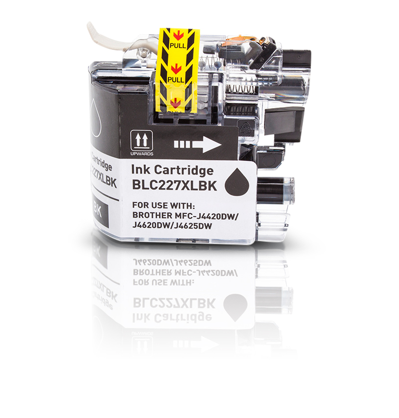 Multipack LC227/225XL Alternativ Tinte für Brother / LC227XLVALBP / BK25ml / C,M,Y11ml