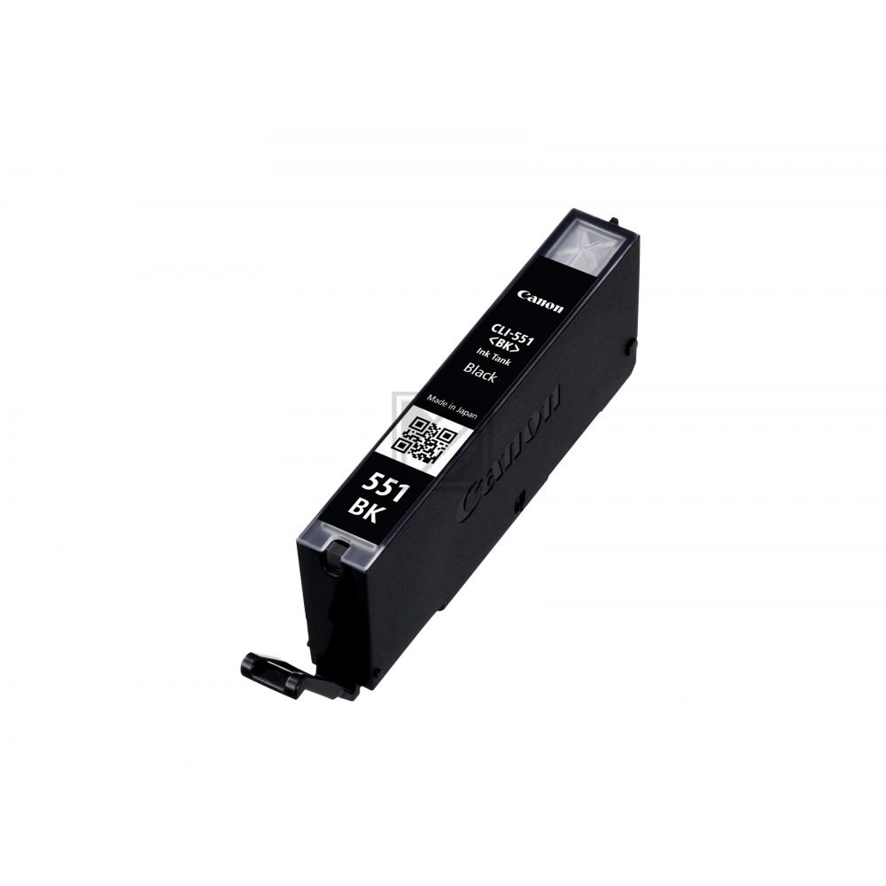 6508B001 // CLI551BK / schwarz / original CANON Tintenpatrone schwarz / 6508B001 / 1795 S. / 7.00 ml