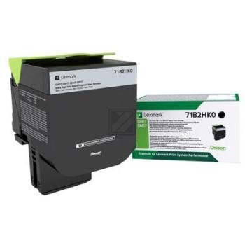 71B2HK0 / schwarz / original LEXMARK Toner schwarz / 71B2HK0 / 6000 S.