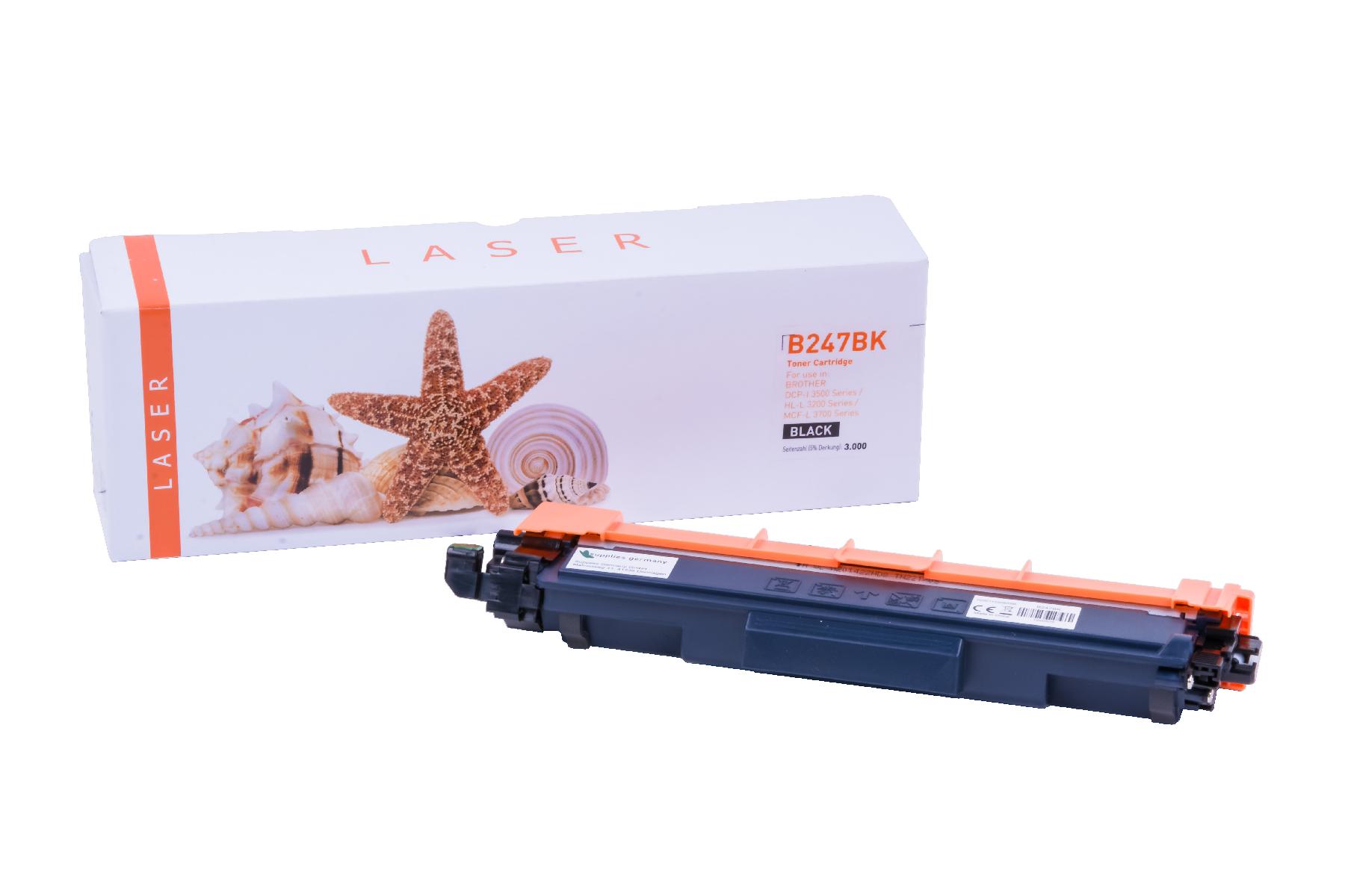 Alternativ Toner Black für Brother / TN247BK / 3.000 Seiten