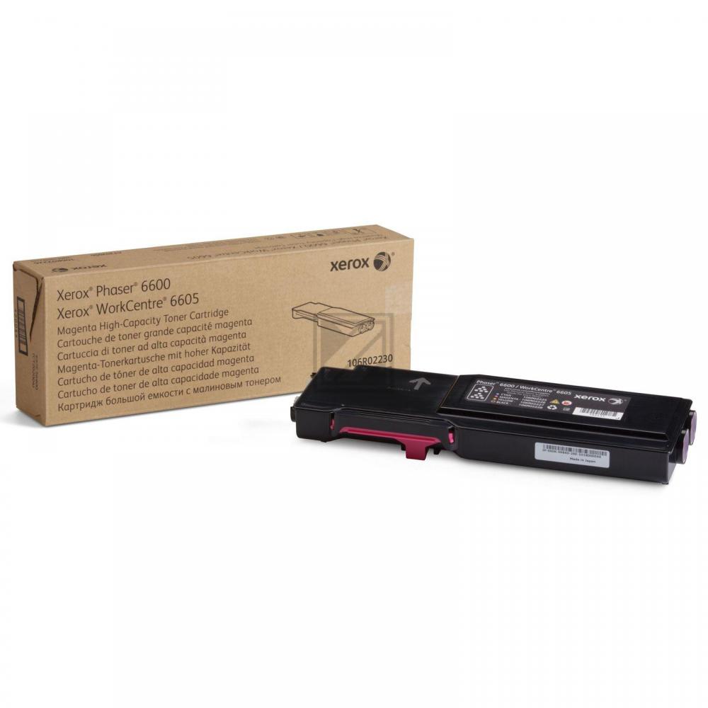 106R02230 / magenta / original XEROX Toner magenta / 106R02230 / 6000 S.