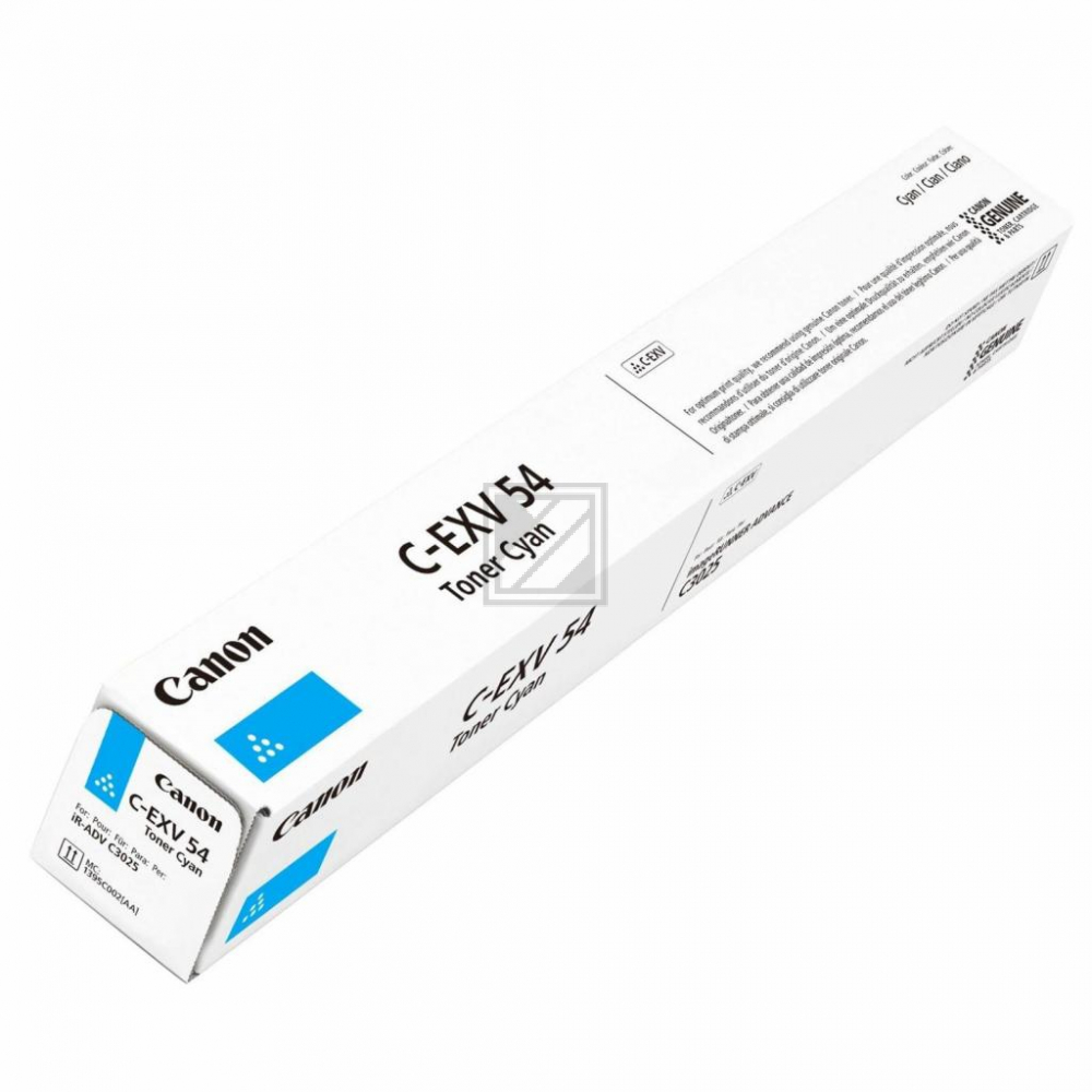 1395C002 // CEXV54 / cyan / original CANON Toner cyan / 1395C002 / 8500 S.