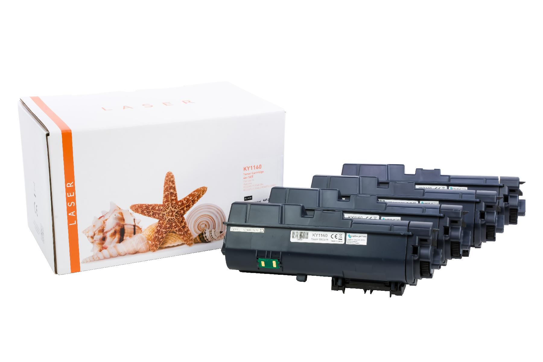 Alternativ Toner Black für Kyoce / TK1160 / 4x7.200 Seiten