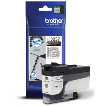 LC3237BK / original BROTHER Tintenpatrone schwarz / LC3237BK / 3000 S.