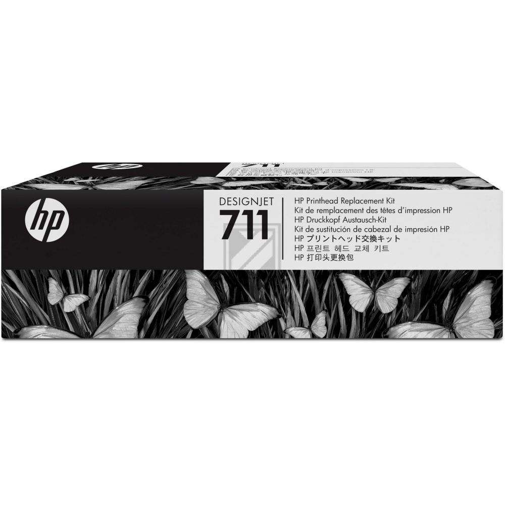 C1Q10A // 711 / bk/c/m/y / original HP Druckkopf / C1Q10A / 48.00 ml
