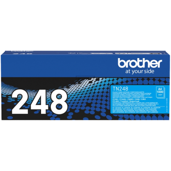 TN248C / cyan / original BROTHER Toner cyan / TN248C / 1000 S.