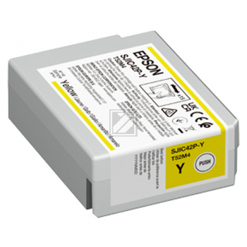 C13T52M440 // SJIC42PY / original EPSON Tintenpatrone gelb / C13T52M440 / 50.00 ml