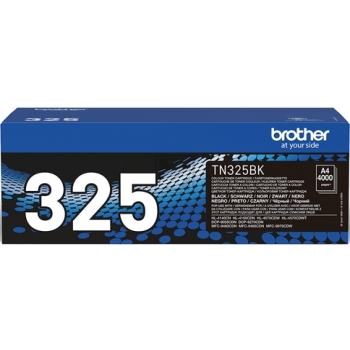 TN325BK / schwarz / original BROTHER Toner schwarz / TN325BK / 4000 S.