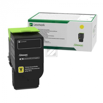 78C20Y0 / gelb / original LEXMARK Toner gelb / 78C20Y0 / 1400 S.