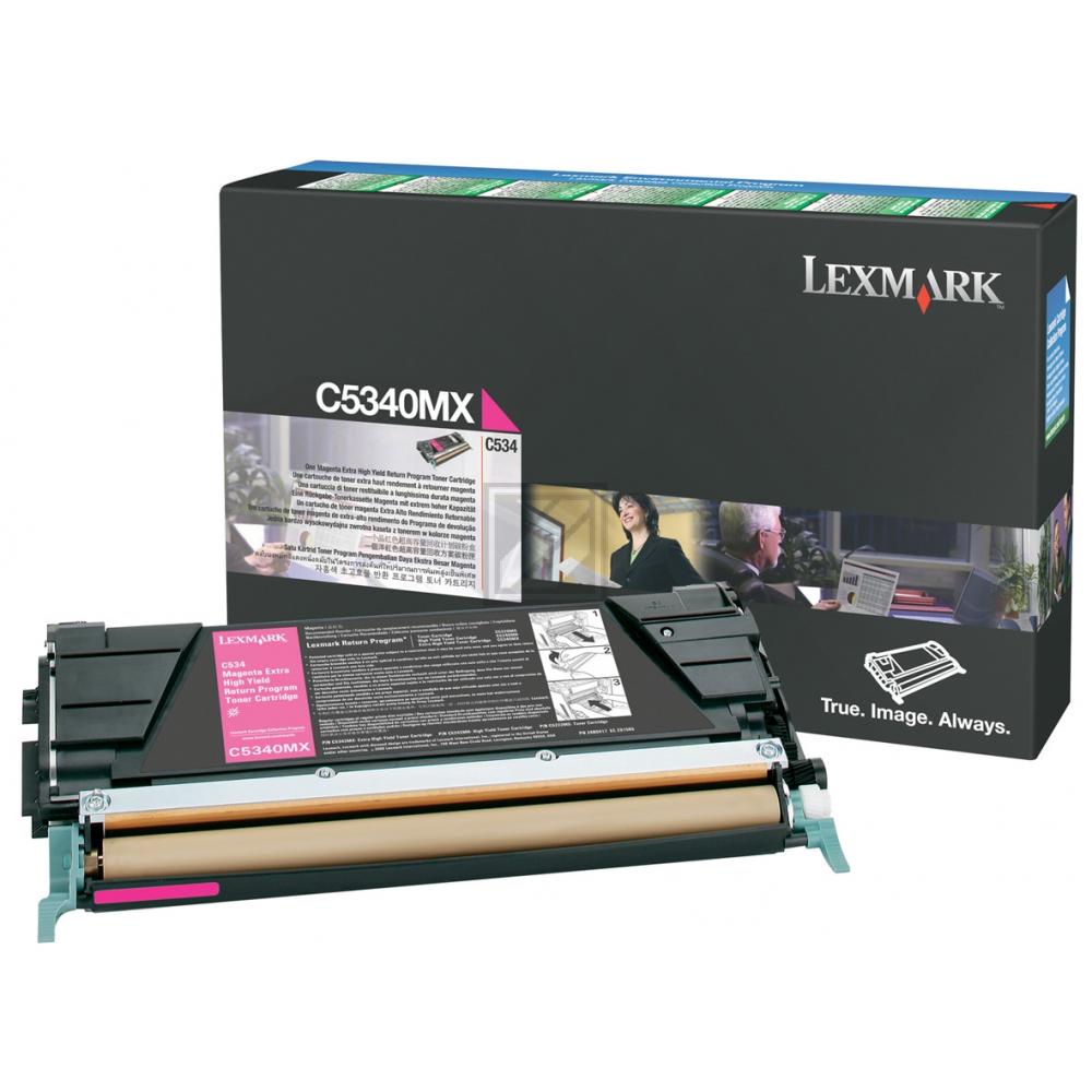 C5340MX / magenta / original LEXMARK Toner magenta / C5340MX / 7000 S.