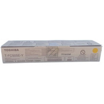 6AJ00000147 // TFC505EY / gelb / original TOSHIBA Toner gelb / 6AJ00000147 / 33600 S.