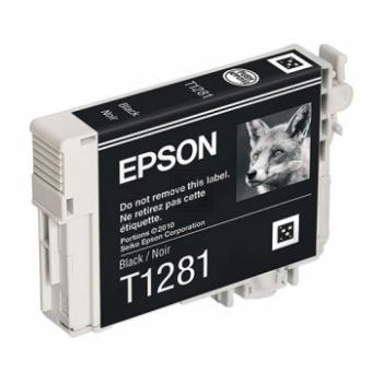 C13T12814012 // T1281 / schwarz / original EPSON Tintenpatrone schwarz / C13T12814012 / 170 S. / 5.90 ml