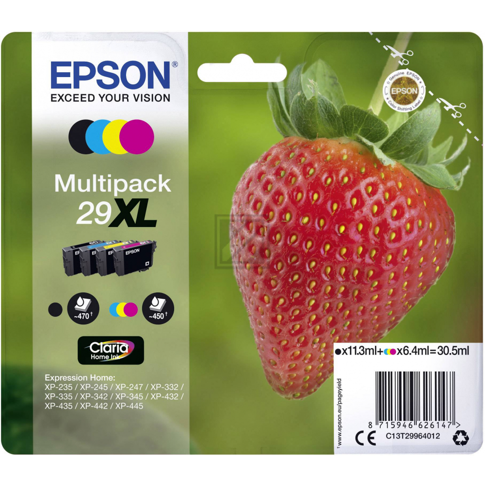 C13T29964012 // 29XL / original EPSON Tintenpatrone MultiPack / C13T29964012