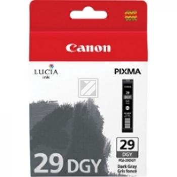 4870B001 // PGI29DGY / original CANON Tintenpatrone grau / 4870B001 / 710 S. / 36.00 ml