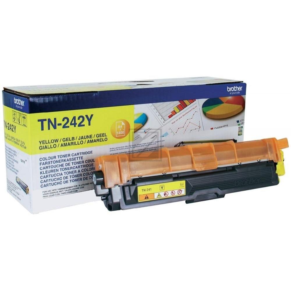 TN242Y / gelb / original BROTHER Toner gelb / TN242Y / 1400 S.