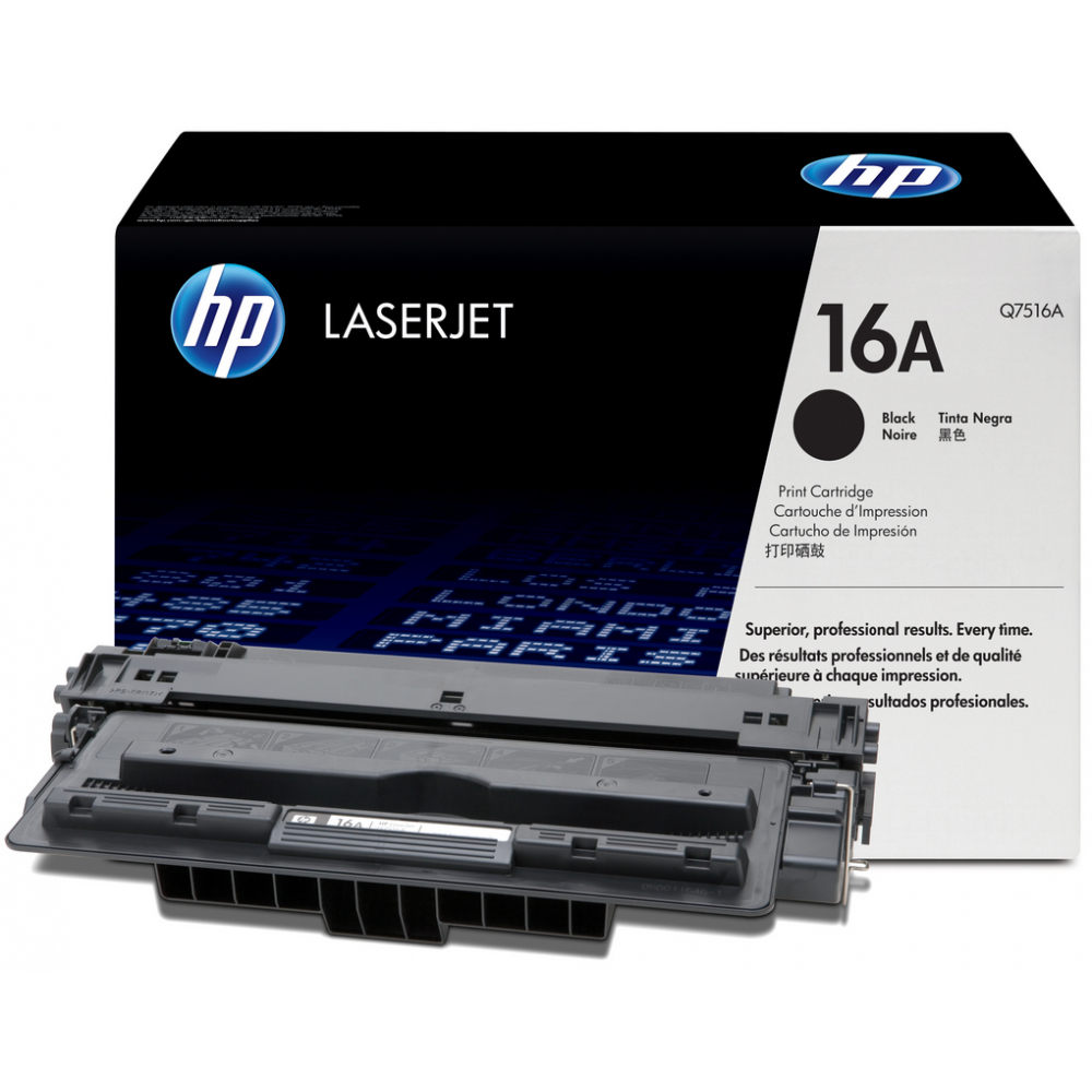 Q7516A // 16A / schwarz / original HP Toner schwarz / Q7516A / 12000 S.