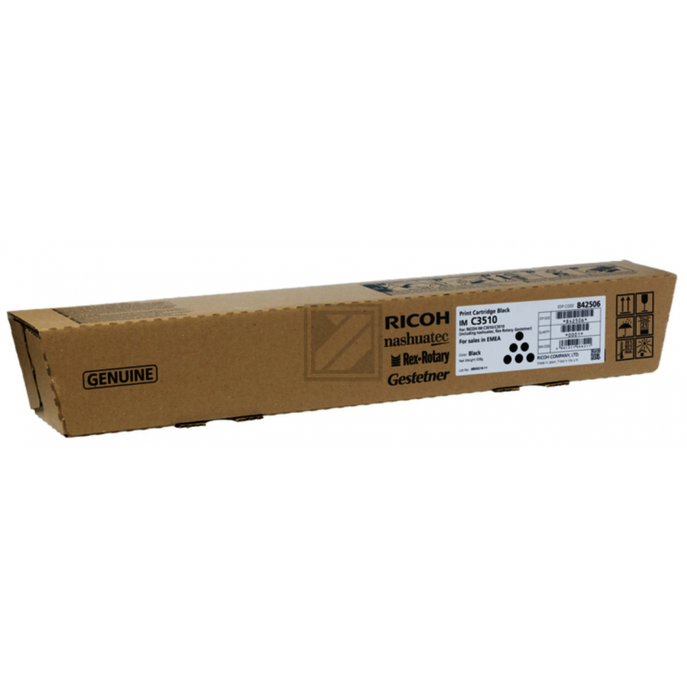 842506 / schwarz / original RICOH Toner schwarz / 842506 / 40000 S.