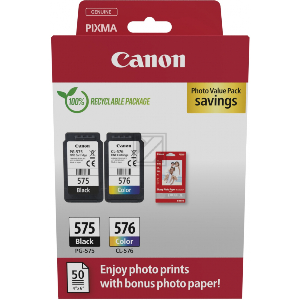 5438C004 // PG575CL576 / original CANON Druckkopfpatrone Multipack / 5438C004