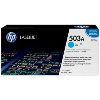 Q7581A // 503A / cyan / original HP Toner cyan / Q7581A / 6000 S.