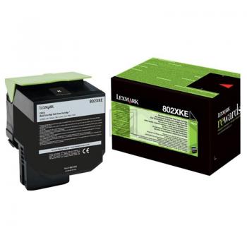 80C2XKE // 802XK / original LEXMARK Toner schwarz / 80C2XKE / 8000 S.