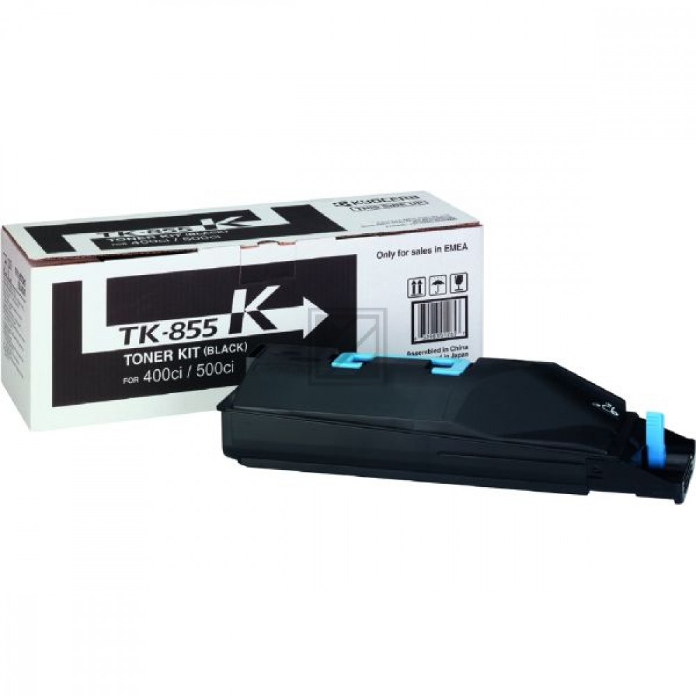 1T02H70EU0 // TK855K / schwarz / original KYOCERA Toner schwarz / 1T02H70EU0 / 25000 S.