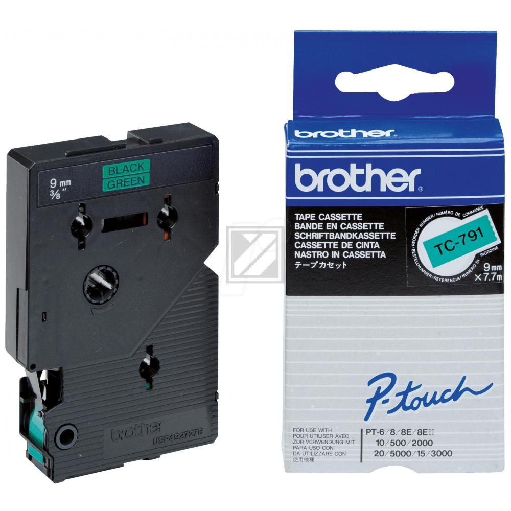 TC791 / schwarz / original LEXMARK PTouch Farbband / TC791
