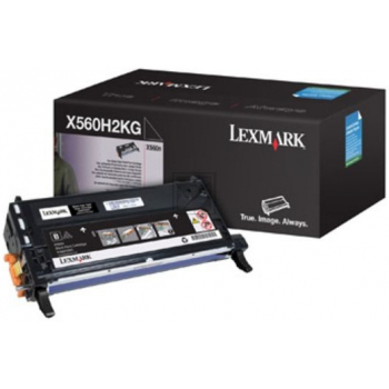 X560H2KG / schwarz / original LEXMARK Toner schwarz / X560H2KG / 10000 S.