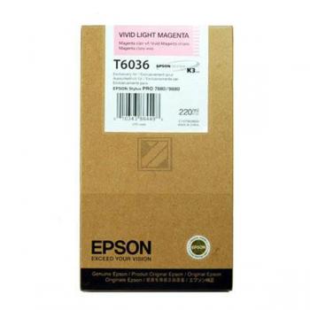 C13T603600 // T6036 / magenta / original EPSON Tintenpatrone magenta hell / C13T603600 / 220.00 ml