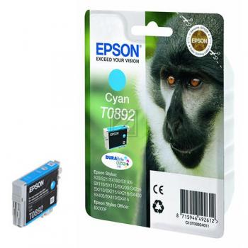 C13T08924011 // T0892 / cyan / original EPSON Tintenpatrone cyan / C13T08924011 / 170 S. / 3.50 ml