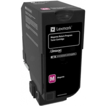 84C2HME / magenta / original LEXMARK Toner magenta / 84C2HME / 16000 S.